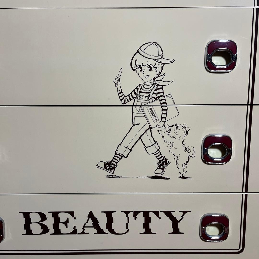 【昭和レトロ】BEAUTY イラスト 6段チェスト タンス セイリビューティー②