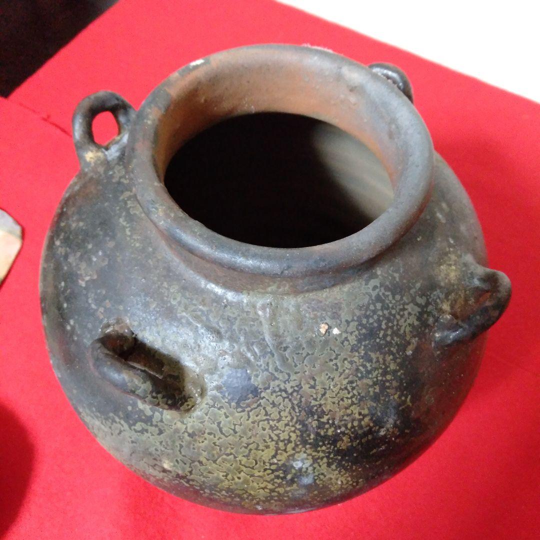 丹波森本丹山窯　飾り茶壺