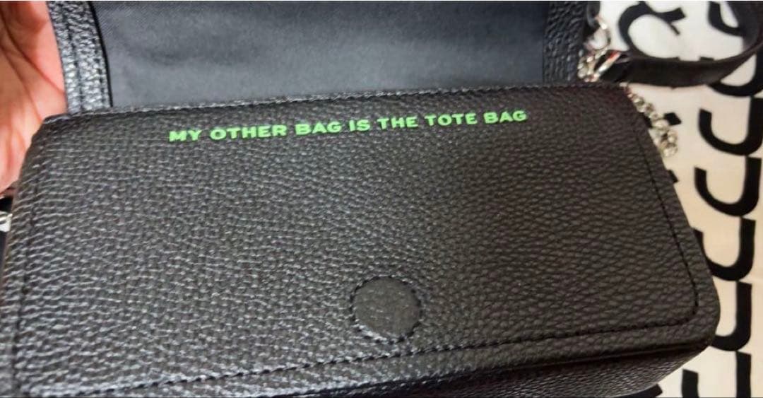 【土日限定お値下げ】マークジェイコブス ザ・ミニバッグ 黒（パッチワーク）