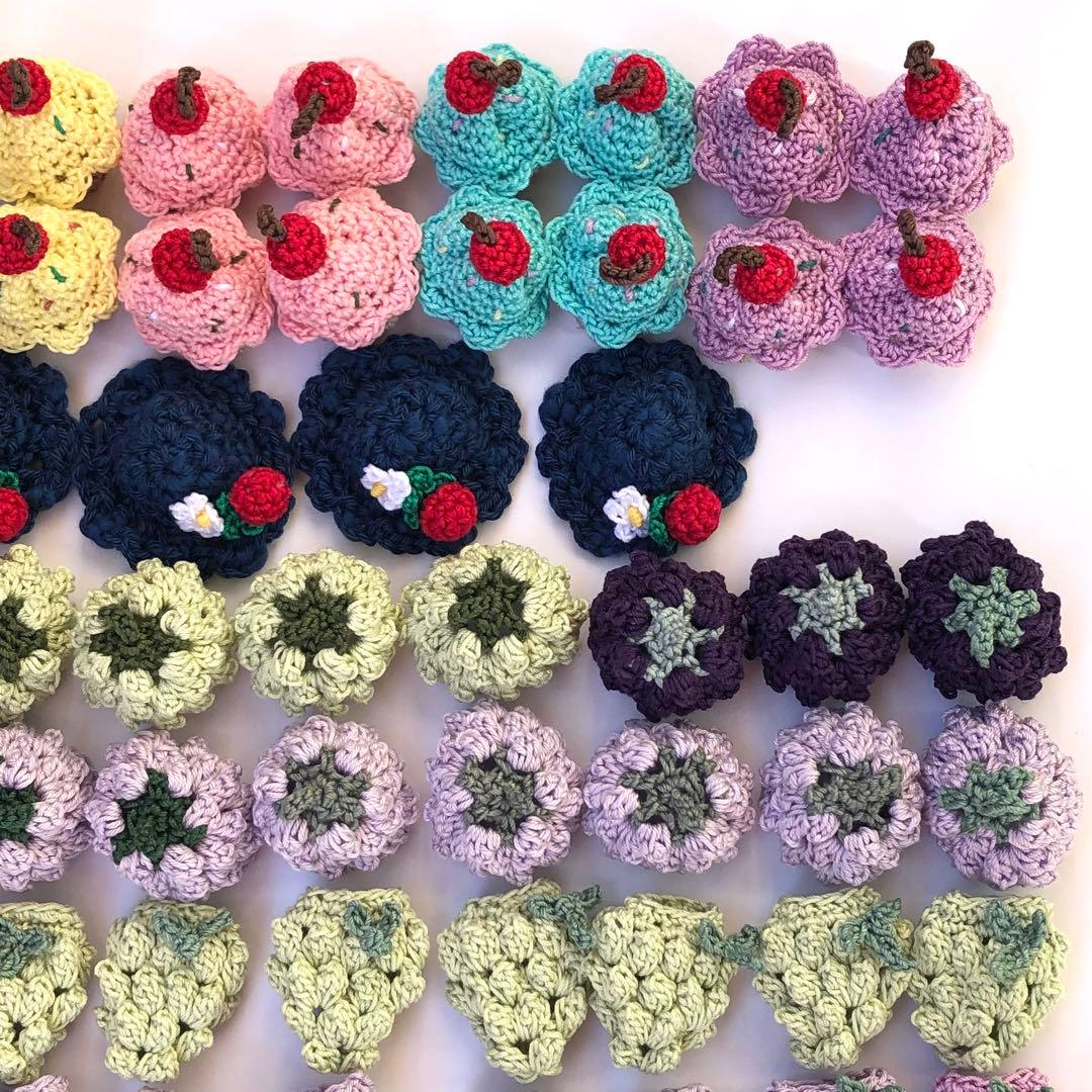 tulip★ハンドメイドパーツ★かぎ針編み♪色々