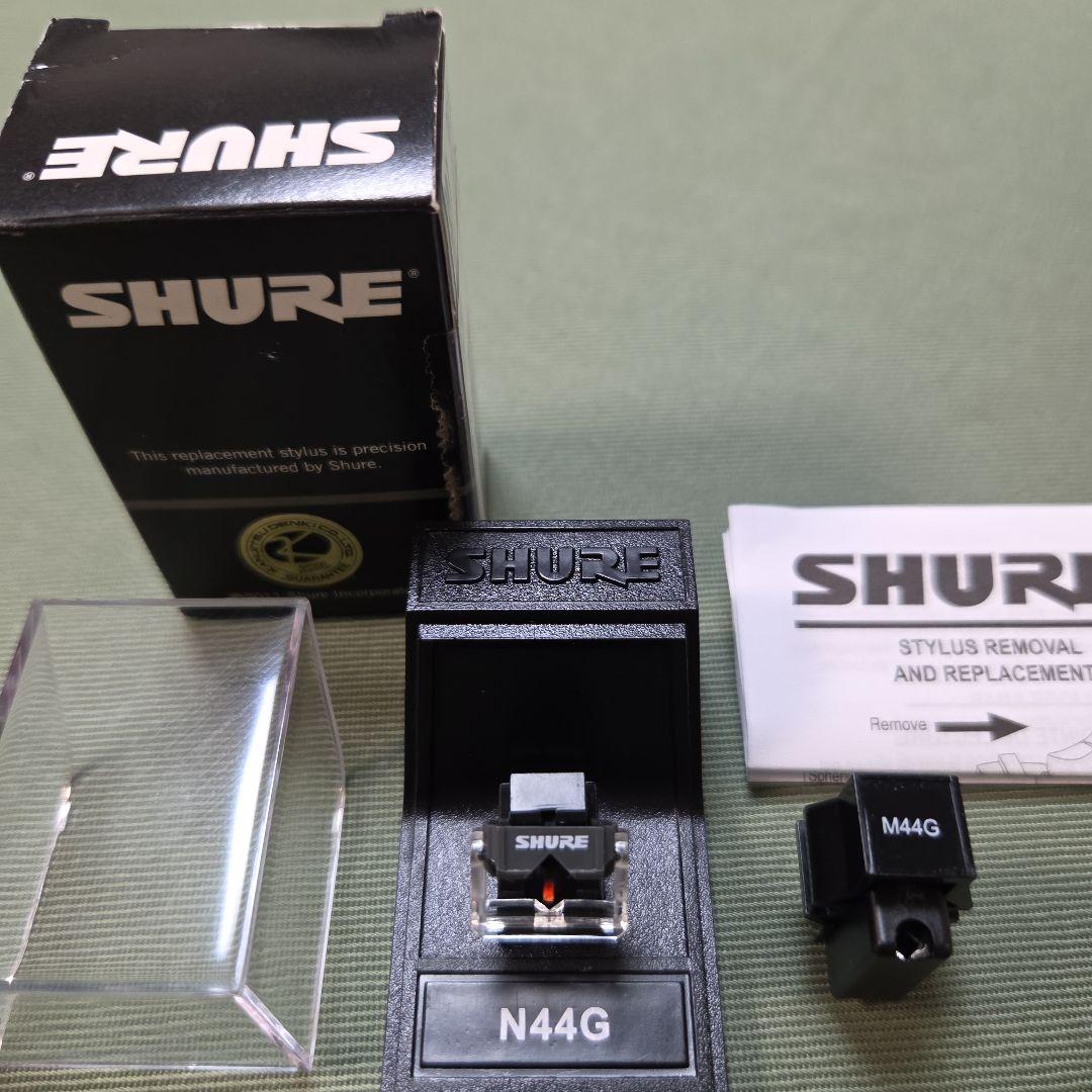 SHURE シュアーM44G カートリッジボディ+ N44G純正新品交換針