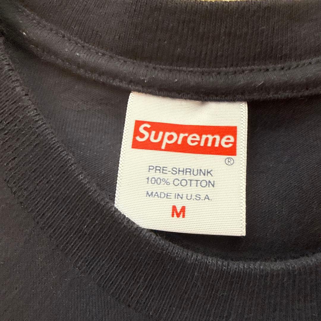 Supreme クロスデザイン Tシャツ M ネイビー