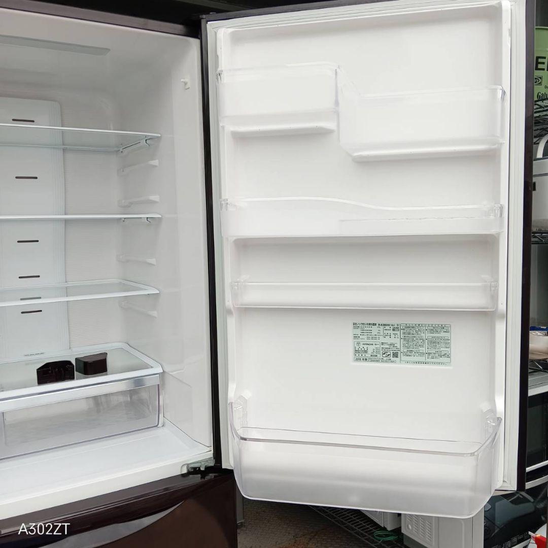 【589】人気モデル　日立　自動製氷機能付き大型冷蔵庫　375L