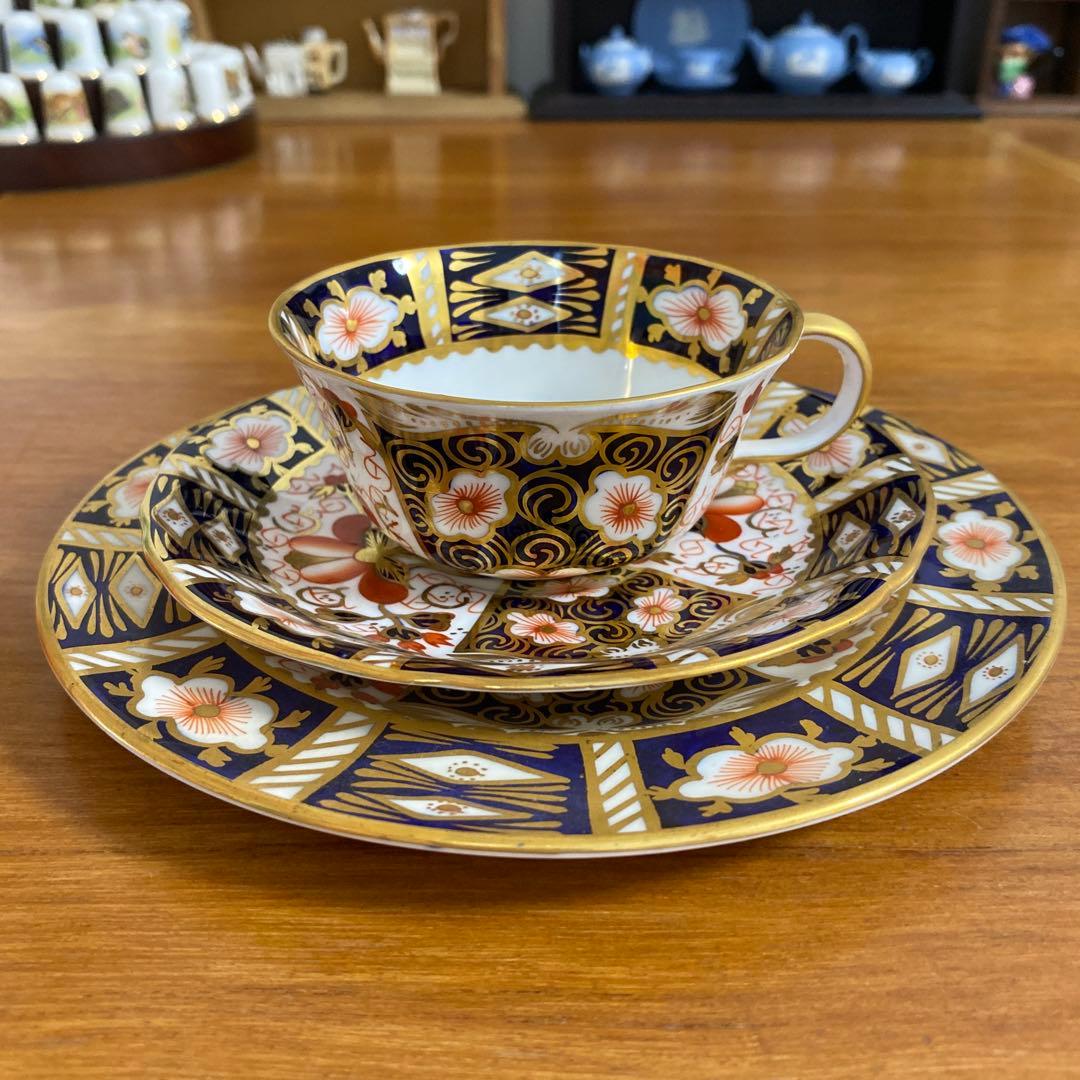 ロイヤルクラウンダービー　カップ＆ソーサー　トラディショナル　イマリ　古伊万里