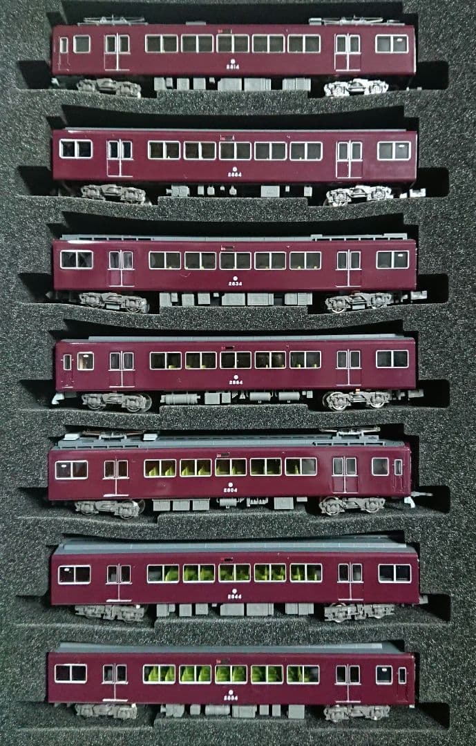 Nゲージ グリーンマックス 阪急2800系 登場時 光沢スプレー加工品