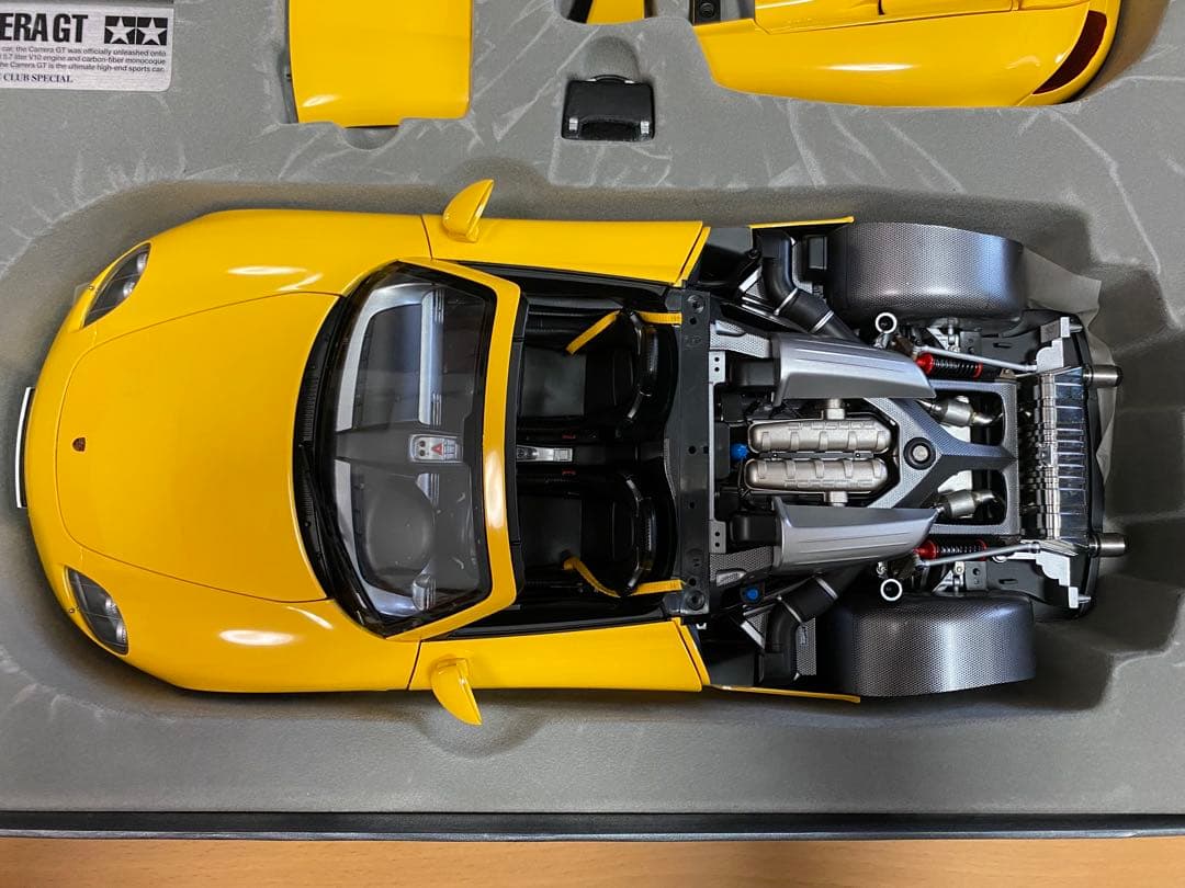 【未組立・美品】タミヤ 1/12 ポルシェ カレラGT イエローバージョン