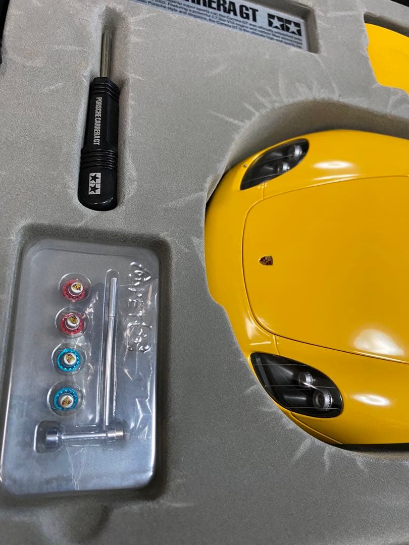 【未組立・美品】タミヤ 1/12 ポルシェ カレラGT イエローバージョン