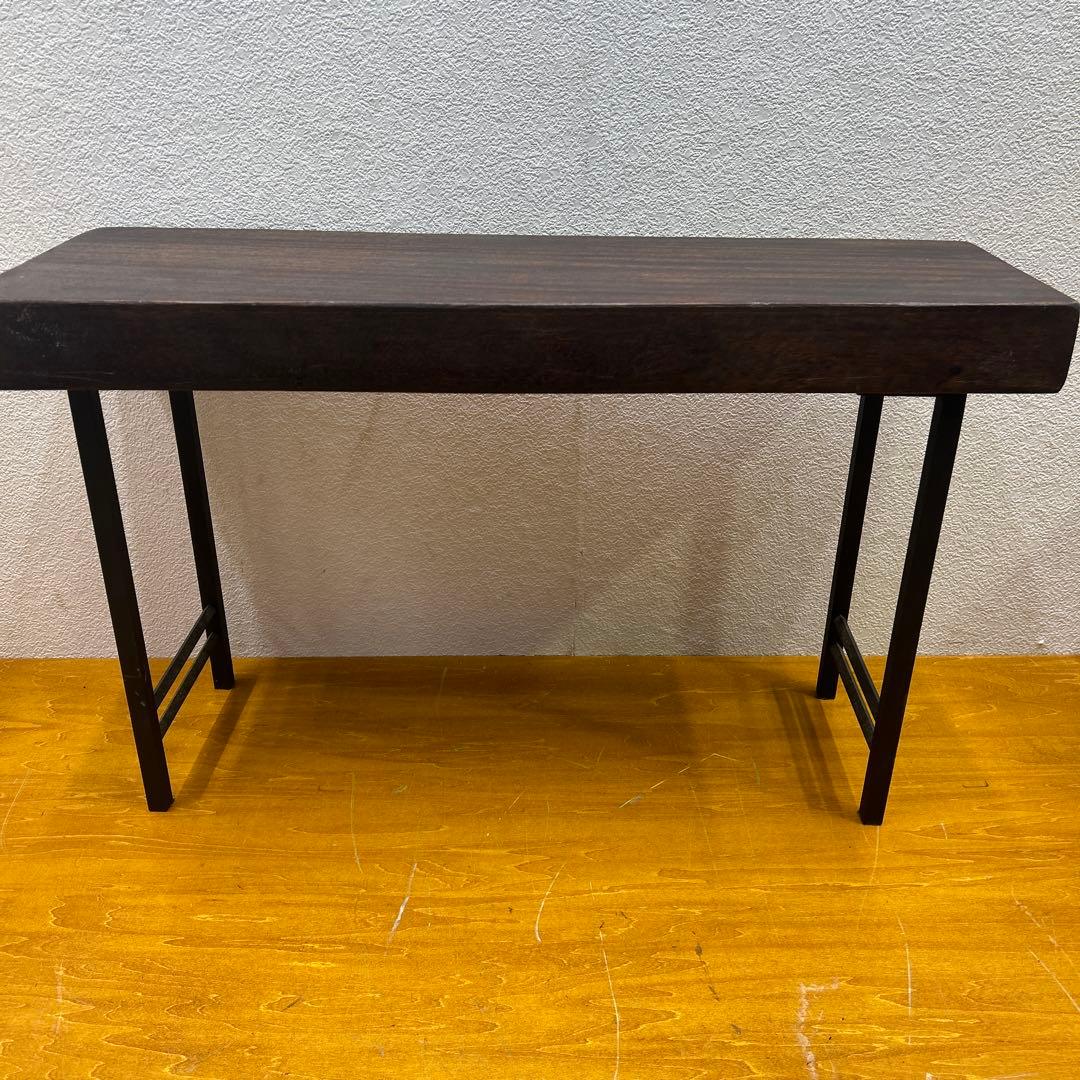 4908 木製 北欧風 ローテーブル ベンチ スツール アイアンフレーム