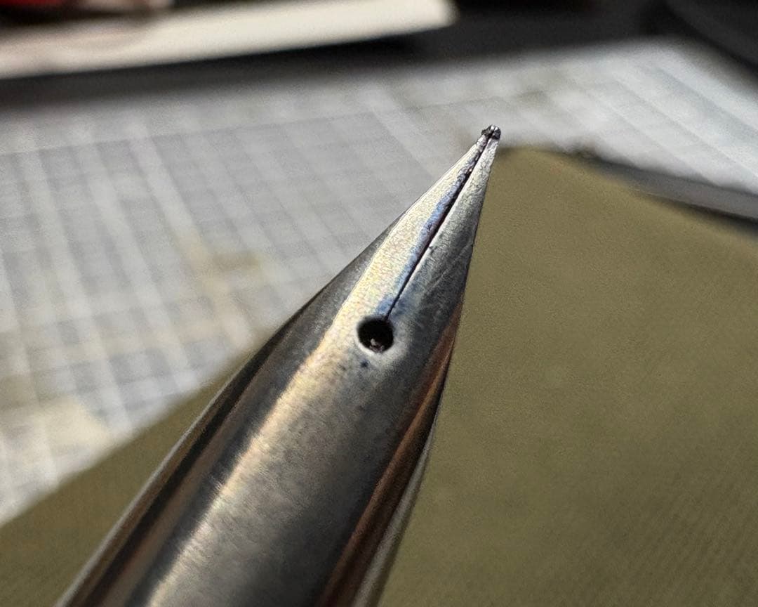 ミュー μ 万年筆 F字