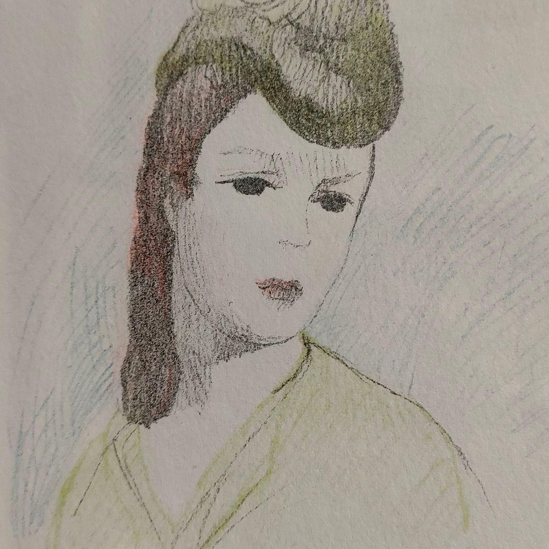 マリーローランサン　園遊会「ロザベルリトグラフ」