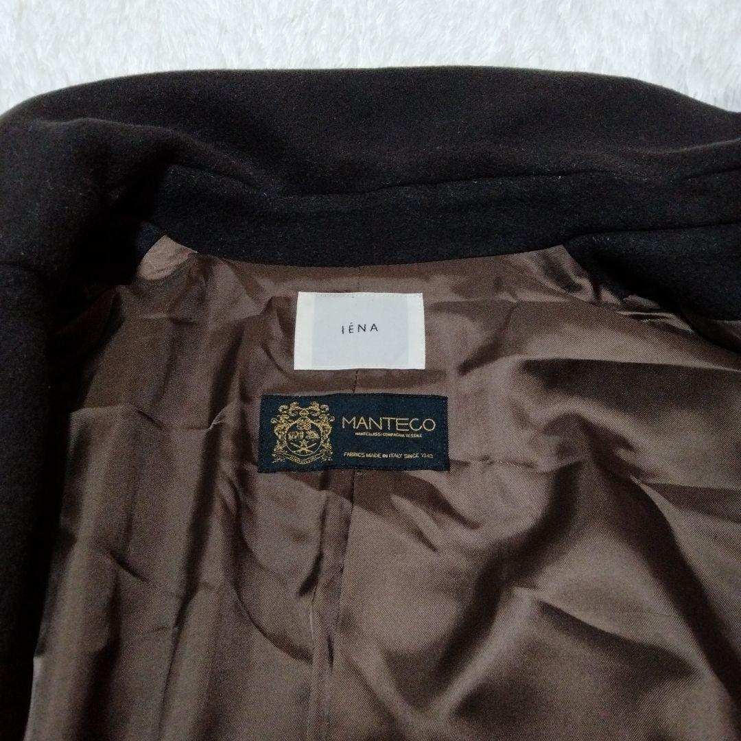 【現行】イエナ　マンテコ　オーバーチェスターコート　ブラウン