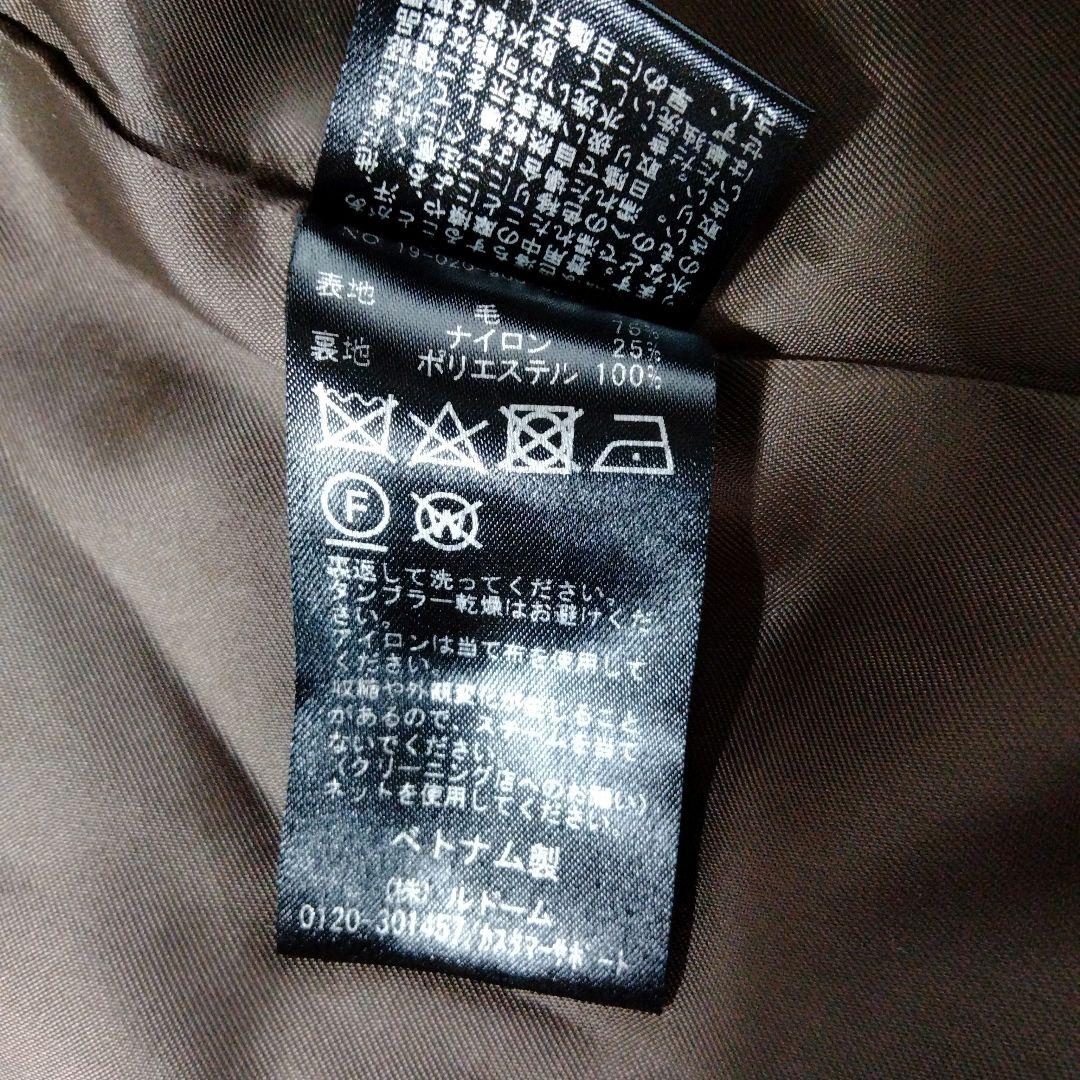 【現行】イエナ　マンテコ　オーバーチェスターコート　ブラウン