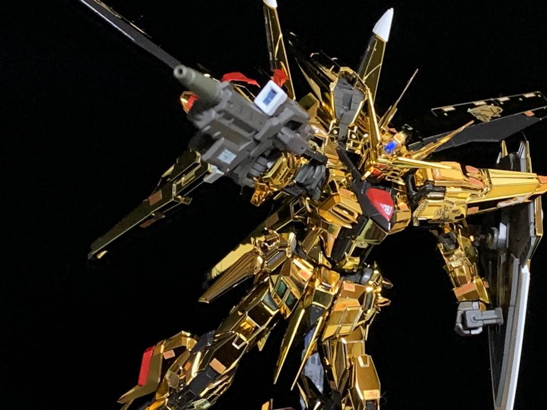 【一部塗装完成品】RG アカツキガンダム(オオワシ装備)