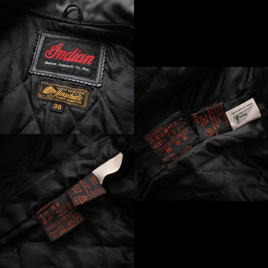 ハ*グ様 INDIAN MOTOCYCLE ホースハイド ライダースジャケット