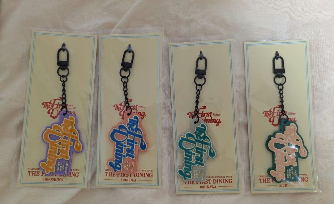 チャンミン ソロコン 会場限定 ラバーキーホルダー 4種類セット