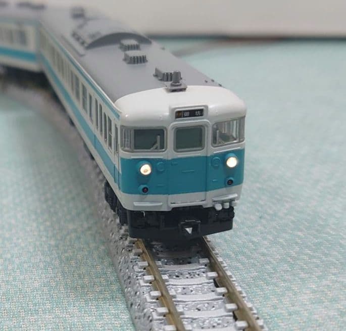 JR 113系 阪和線 阪和快速色 前連結可 3両+オマケ1両