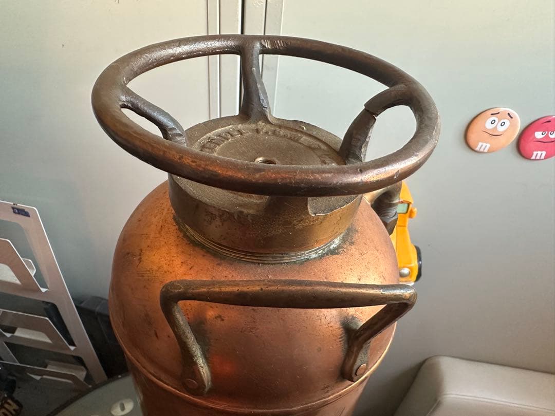 消火器‼️ヴィンテージ‼️銅製‼️MADE IN USA‼️アメリカ製‼️