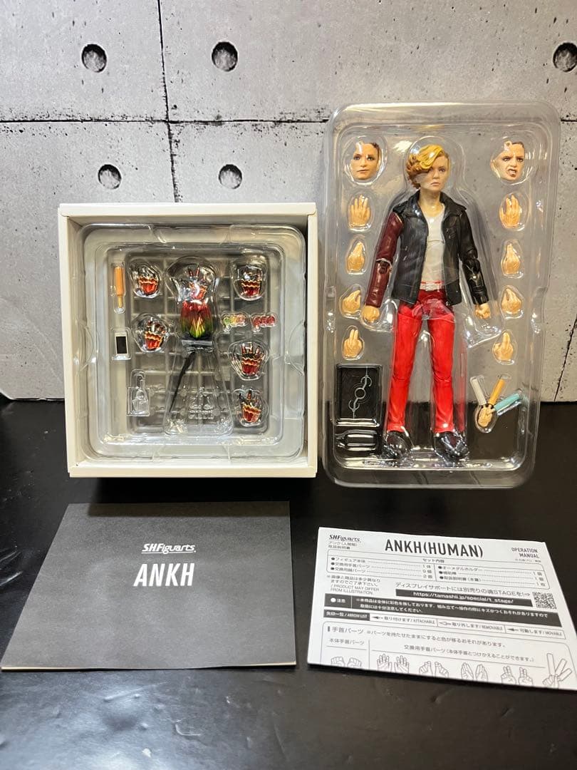 真骨彫製法 アンク、フィギュアーツ アンク人間態 グリード態セット 仮面ライダー