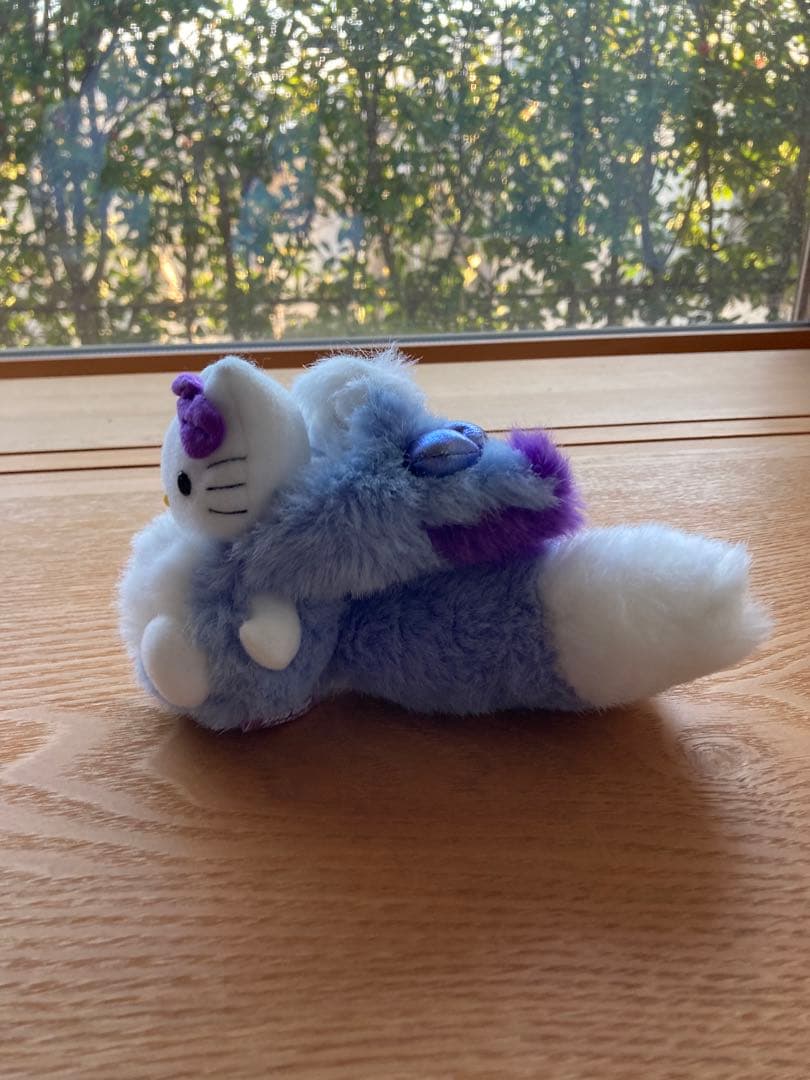 ハローキティ キタキツネ着ぐるみ ぬいぐるみ ラベンダー 北海道限定レア