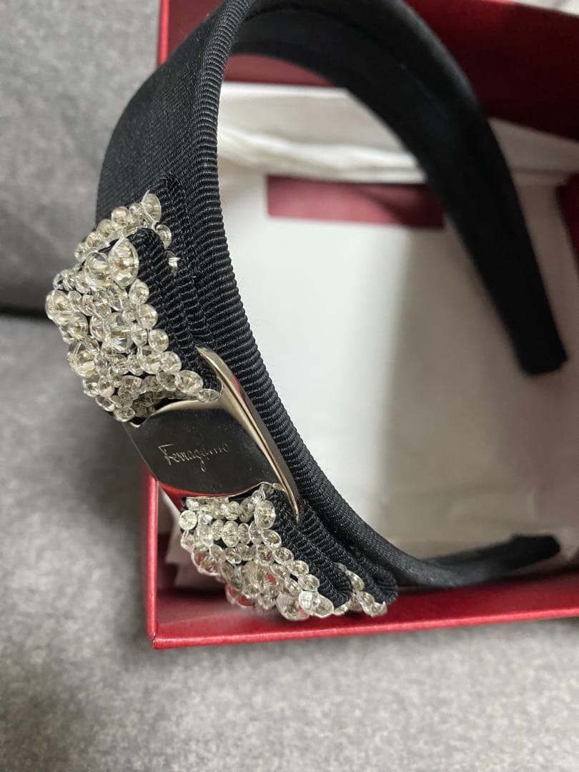 いちごタルトブラックヘアバンド値下げ可