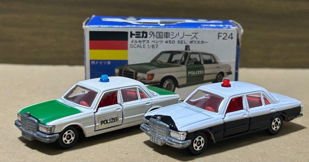 日本製 トミカ メルセデス ベンツ パトロールカー 2台セット 高島屋