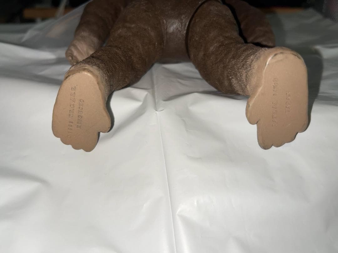 タグ付 バンダイ キングコング対ゴジラ キングコング ソフビ キンゴジ 当時物