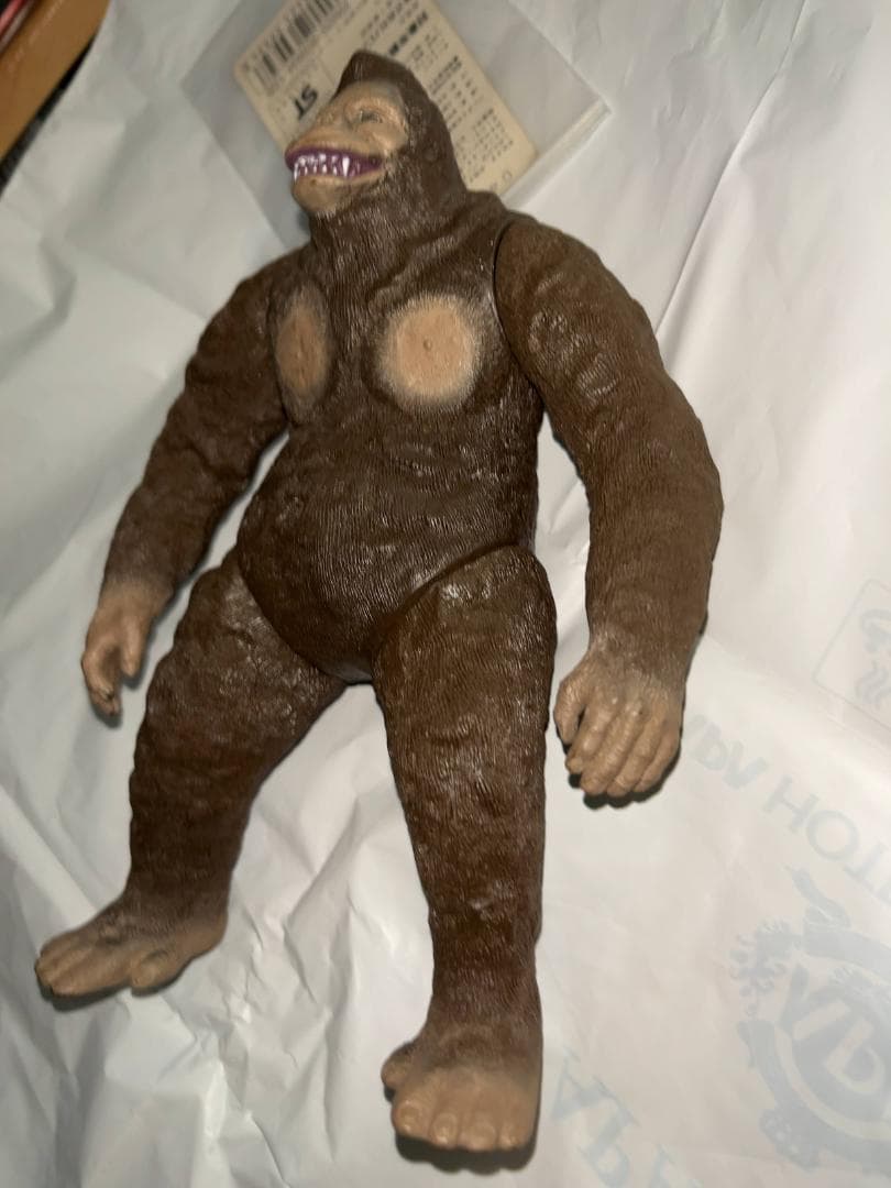 タグ付 バンダイ キングコング対ゴジラ キングコング ソフビ キンゴジ 当時物