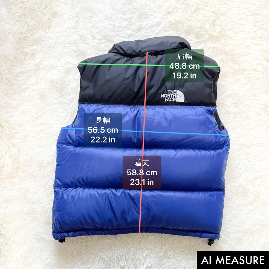 ✨美品✨THE NORTH FACE ヌプシ ダウンベスト S ブルー×ブラック