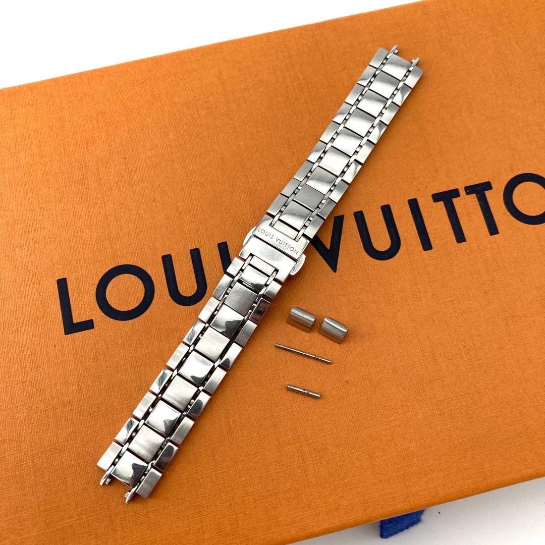 美品 ルイヴィトン タンブール 純正 ステンレスベルト シルバー B90520