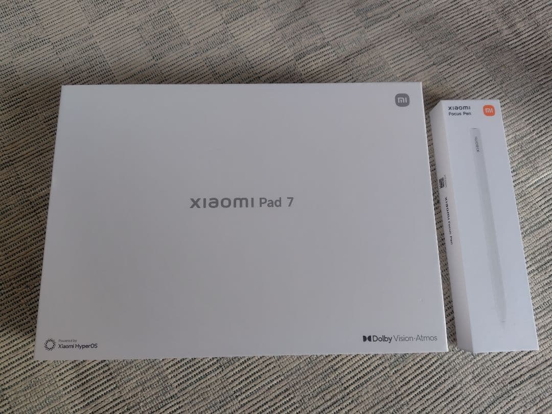 Xiaomi Pad 7 128G グレー 45W急速 7用の純正ペン付き