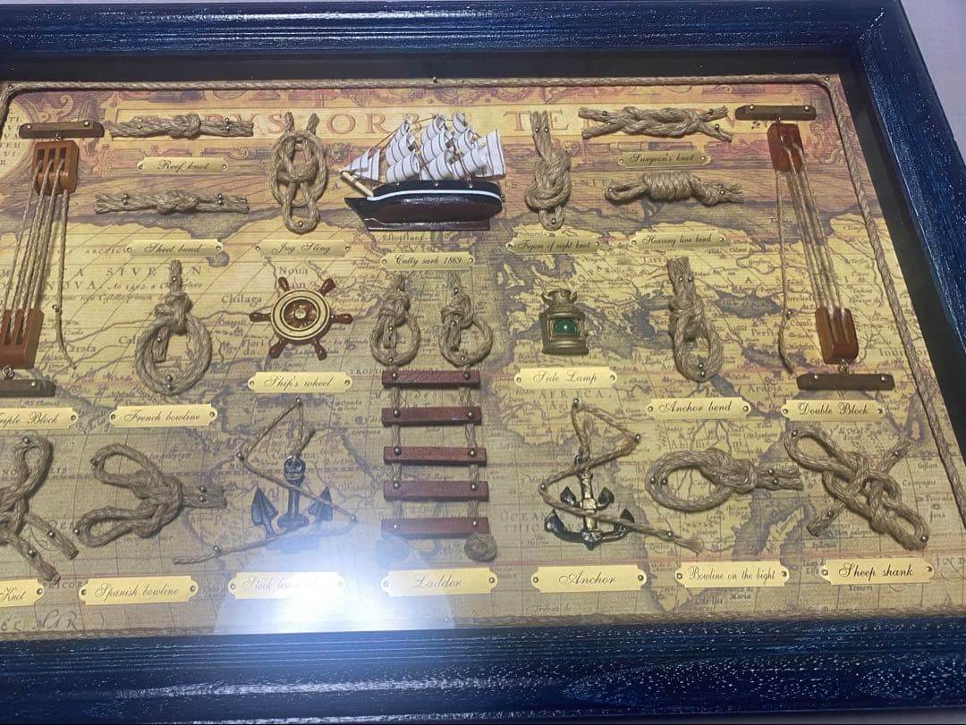 ロープノット　額