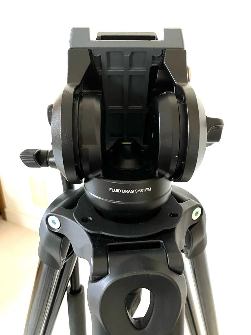 マンフロットビデオ三脚MVT502AM + 雲台 MVH500A