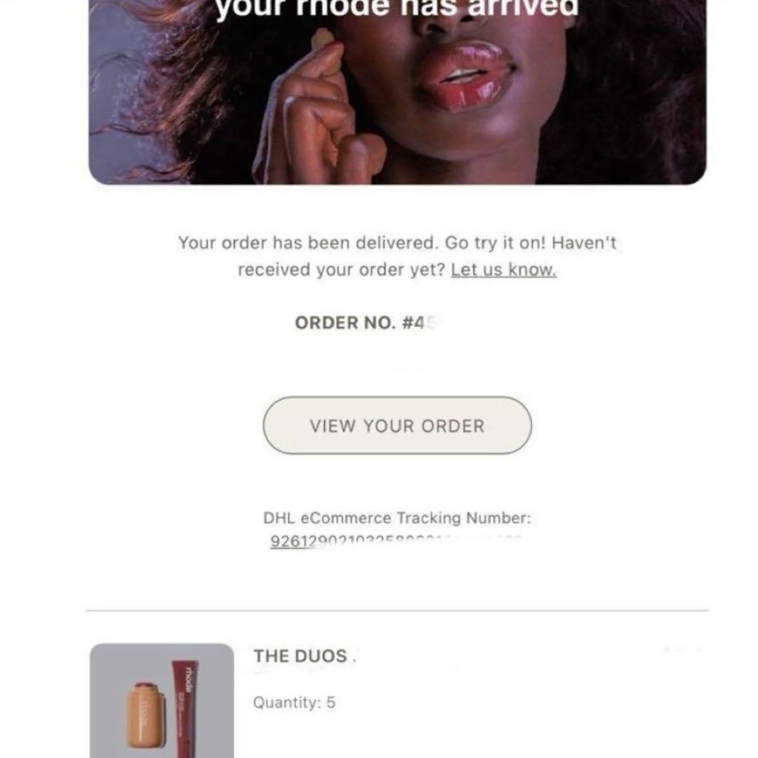 ☺︎  RHODE PIGGY ブッラシュ＋PBJ リップ ティント セット