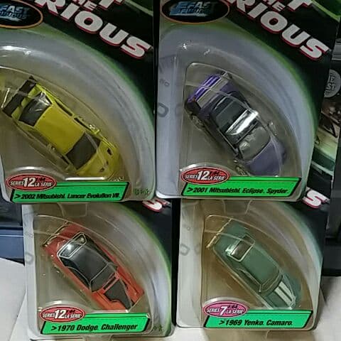 1/64 ワイルドスピード ４台セット売り