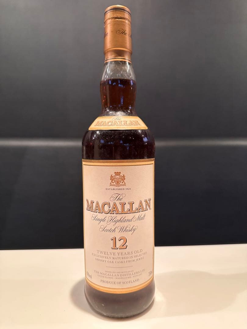 haruka yuki マッカラン12年　シェリーオークカスク　旧ボトル