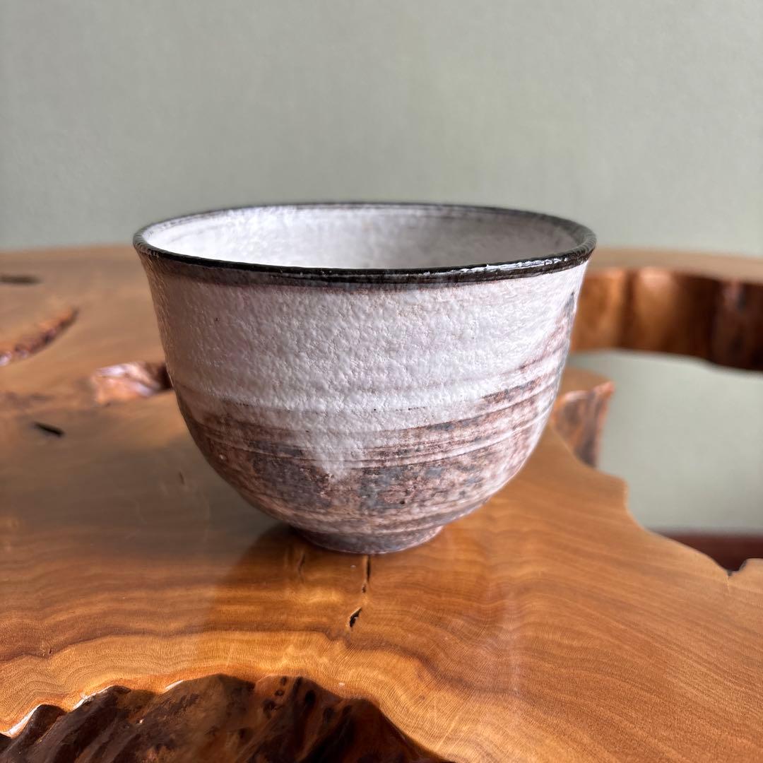 乾山写菊絵 浅見与し三作 京清水 抹茶碗 茶道具 共箱