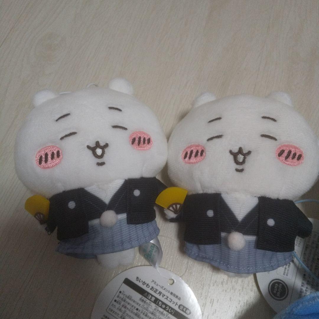 ちいかわ お正月マスコット うさぎ ハチワレ おで お正月 マスコット