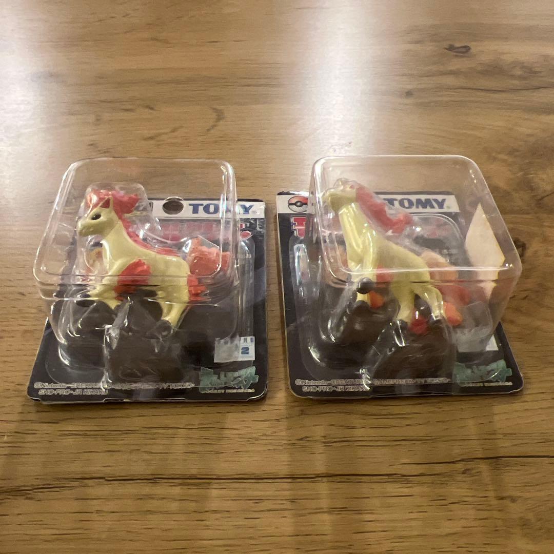 ポケモン　TOMY モンスターコレクション　077 ポニータ　078 ギャロップ