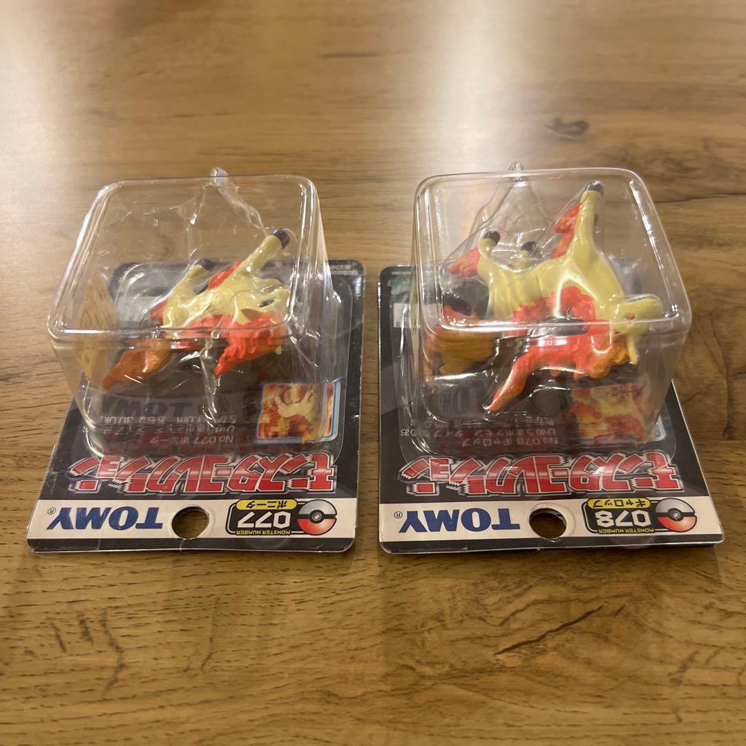 ポケモン　TOMY モンスターコレクション　077 ポニータ　078 ギャロップ