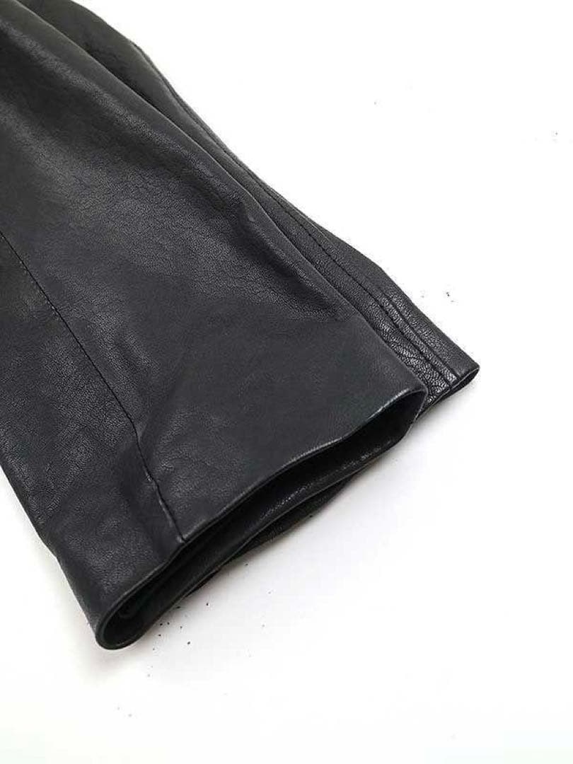 SAINT LAURENT PARIS ミリタリーレザージャケット 46