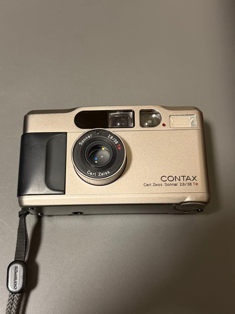 【美品】CONTAX T2 フィルムカメラ ケース付き 動作確認済み