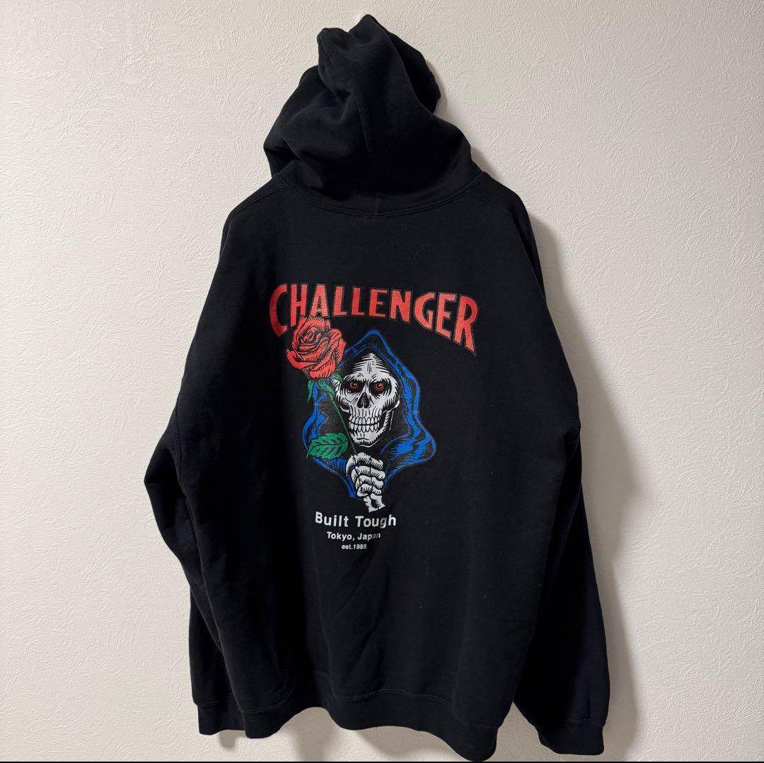超希少！チャレンジャー　死神　スカル　パーカー　XLサイズ