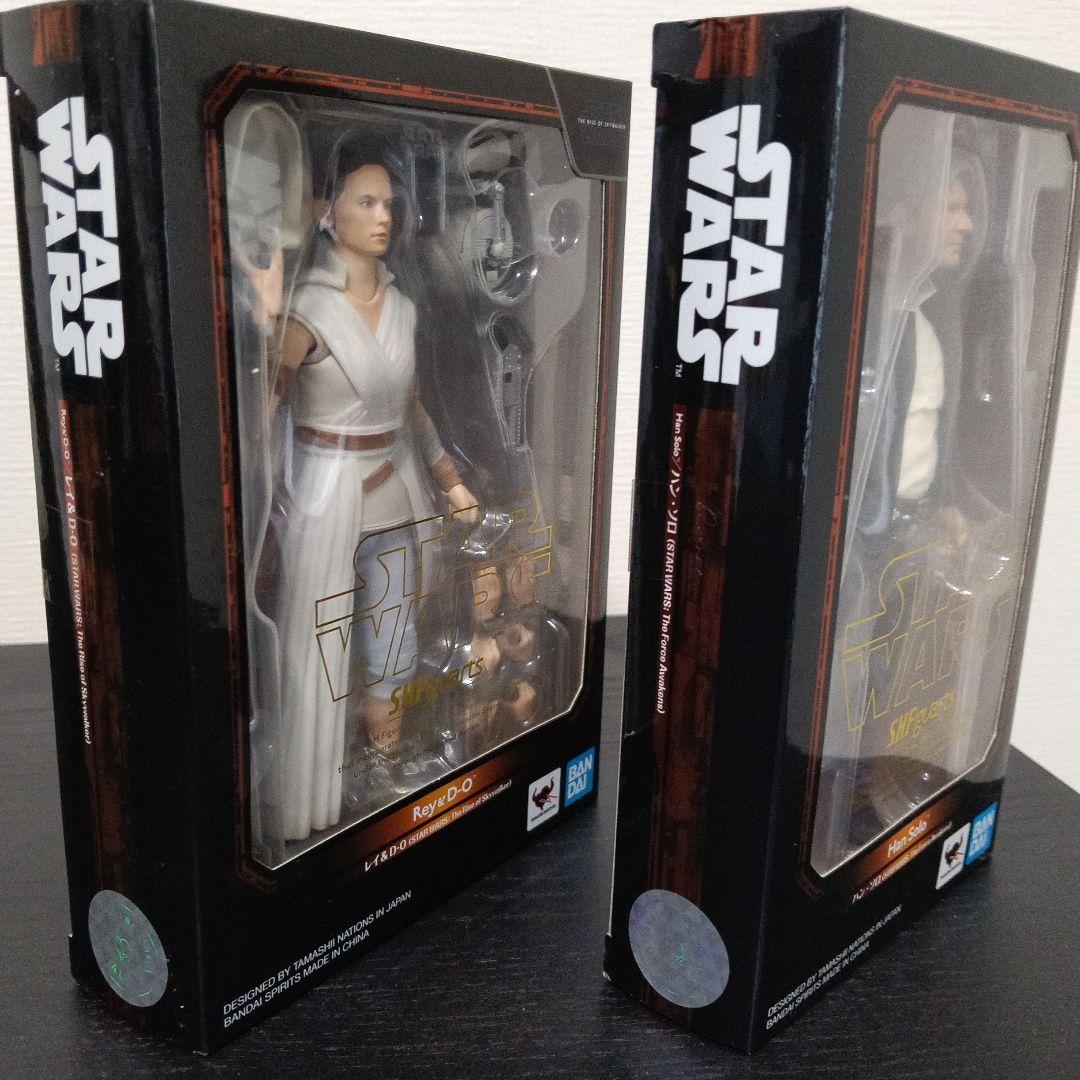 S.H.Figuarts ハン・ソロとレイ（未開封品） スター・ウォーズ