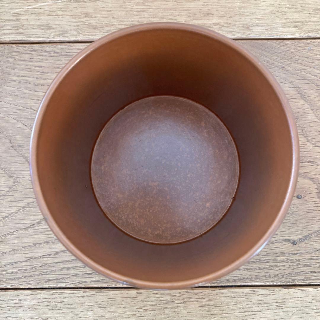 玉川堂　葉文　銅製　鎚起銅器　建水　茶こぼし　共箱　伝統工芸品