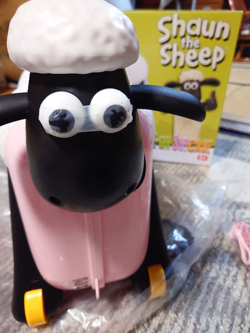 【未使用】ひつじのショーン スーツケース 乗って引っ張れる キャリーケース 旅行