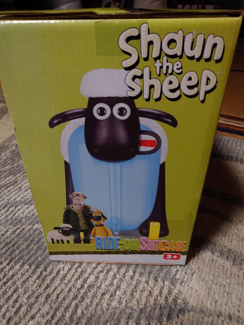 【未使用】ひつじのショーン スーツケース 乗って引っ張れる キャリーケース 旅行