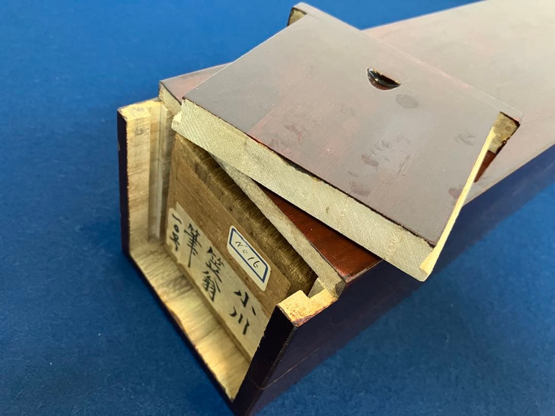 小川破笠【孔子】紙本　掛軸　2重箱（松尾芭蕉　英一蝶）