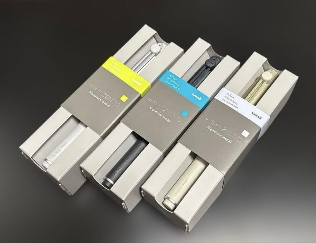 uni-ball ZENTO シグニチャーモデル　3本セット