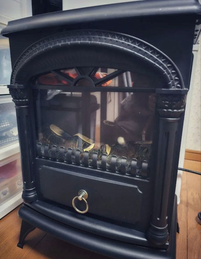 クラシックスタイル ブラック 電気ヒーター