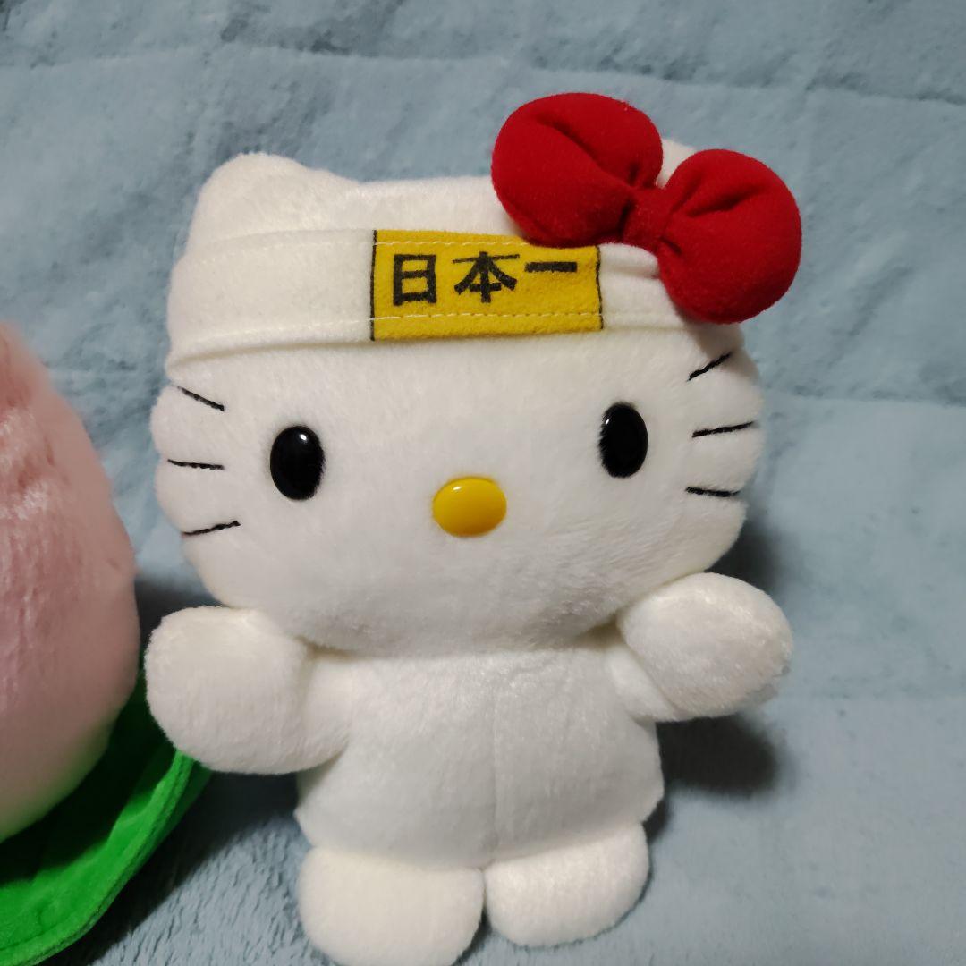 ハローキティ 桃の花 ぬいぐるみ
